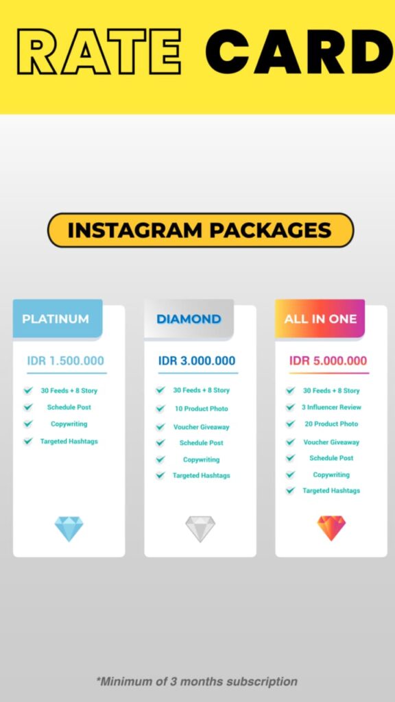 harga jasa social management instagram